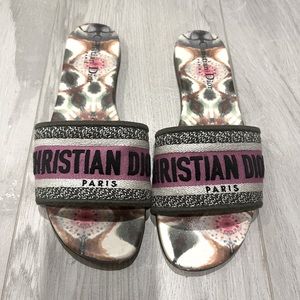Christian Dior Dway Slides Size 38